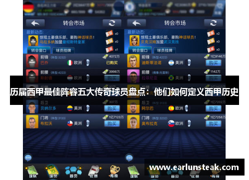 历届西甲最佳阵容五大传奇球员盘点：他们如何定义西甲历史